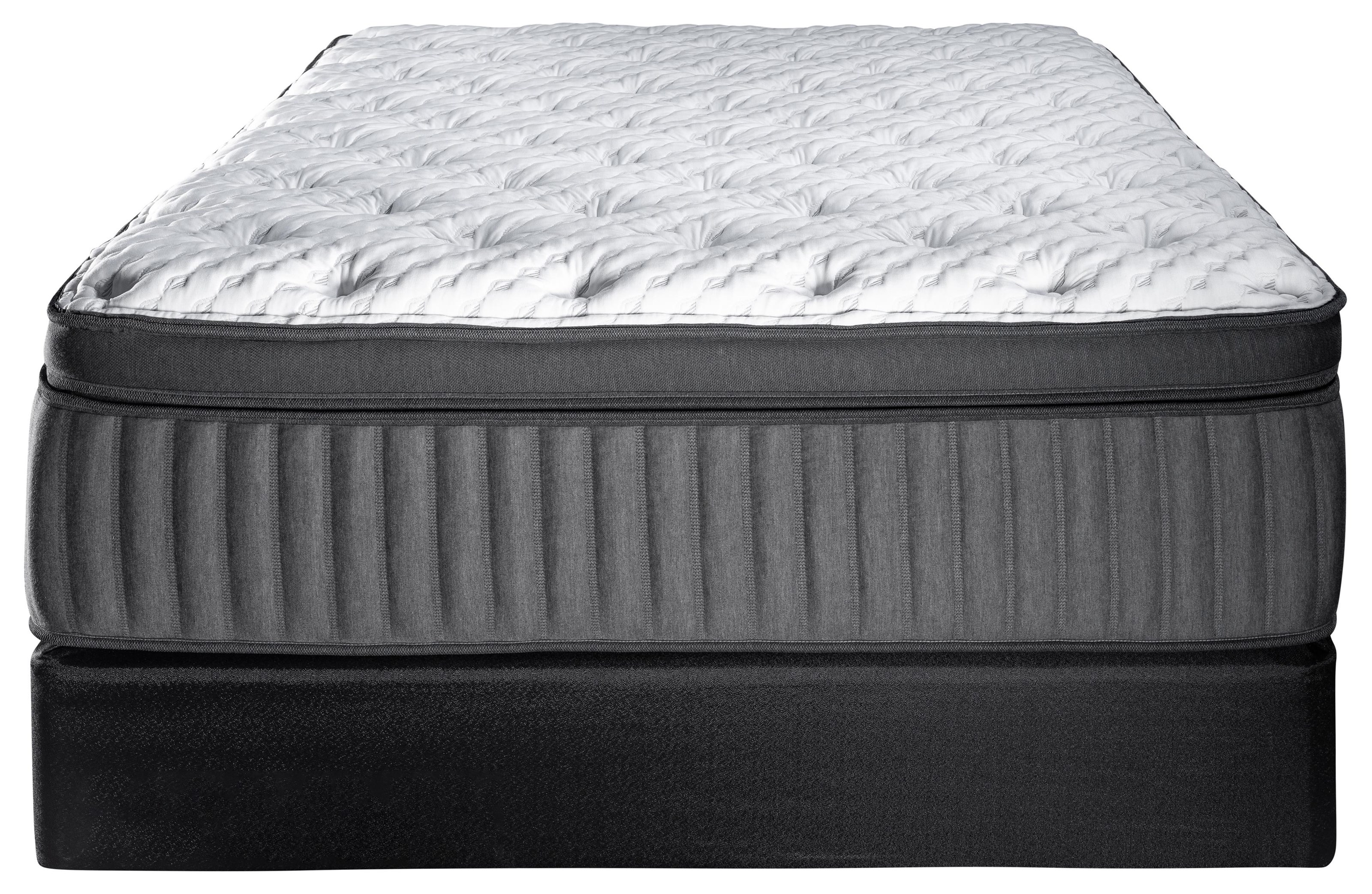 Restonic Megan RESTMPQSET Restonic Queen Megan Plush Hybrid Box Top Mattress & Foundation